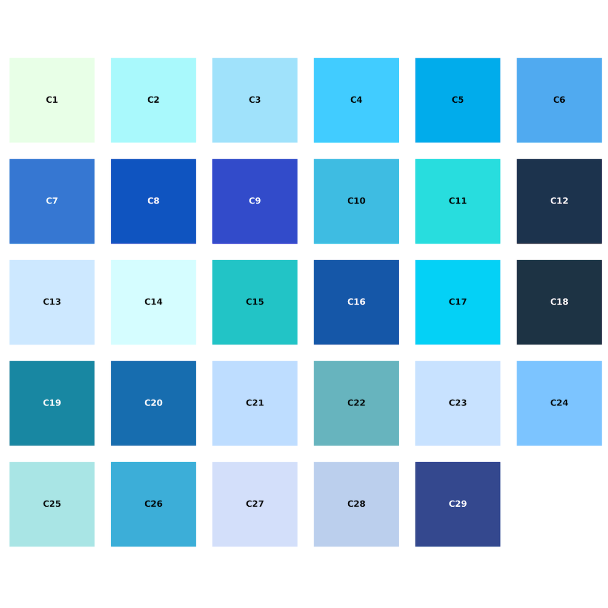 Blue Series - 2.6mm Mini Fuse Beads Refill