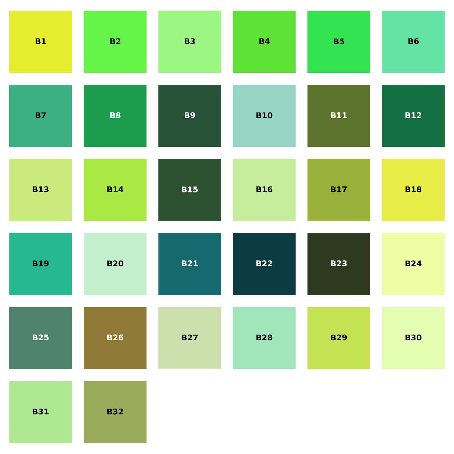 Green Series - 2.6mm Mini Fuse Beads Refill