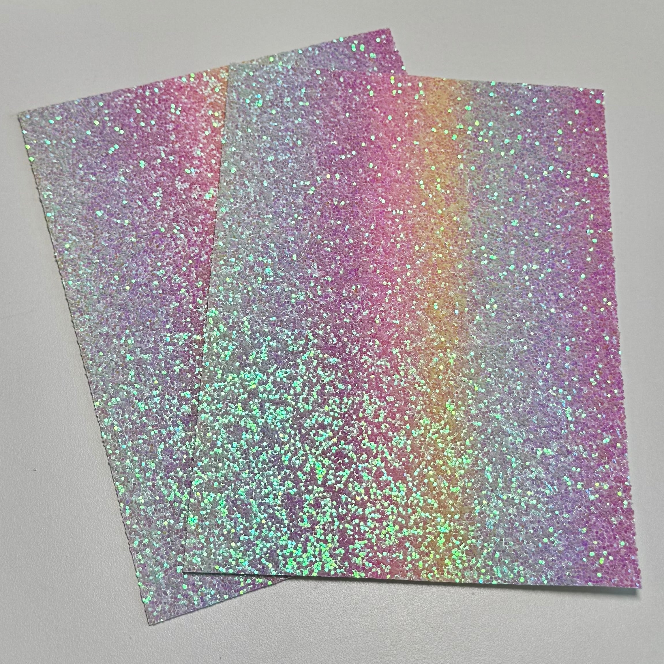 Rainbow Gradient Glitter Mat for Fuse Beads –  Ironing Sheet for Pixel Art & DIY Crafts (15x20cm)