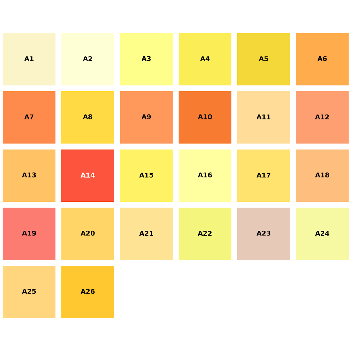 Yellow & Orange Series - 2.6mm Mini Fuse Beads Refill
